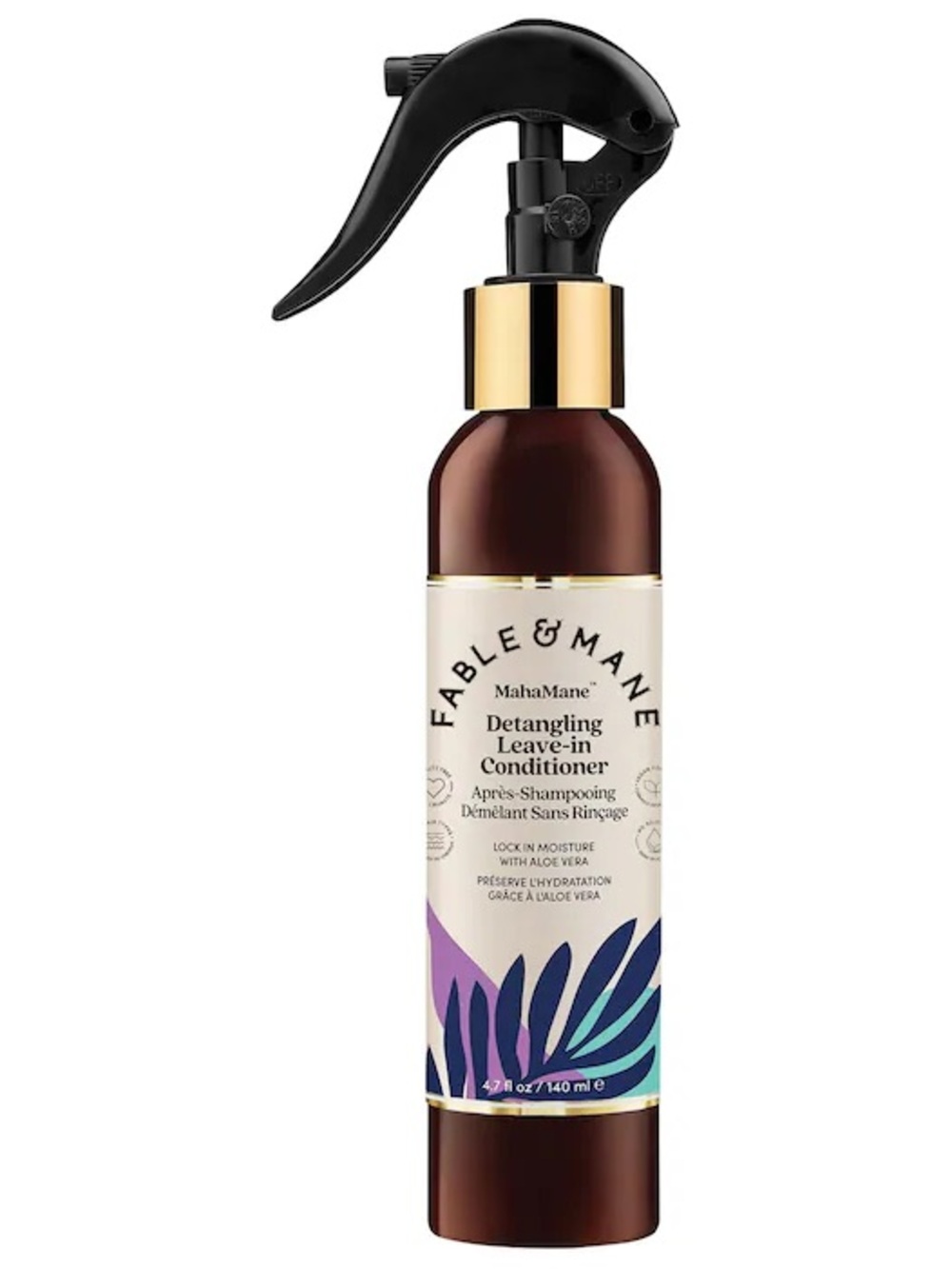 NWOT Fable & Mane MahaMane Detangling Leave-In Conditioner 140mL